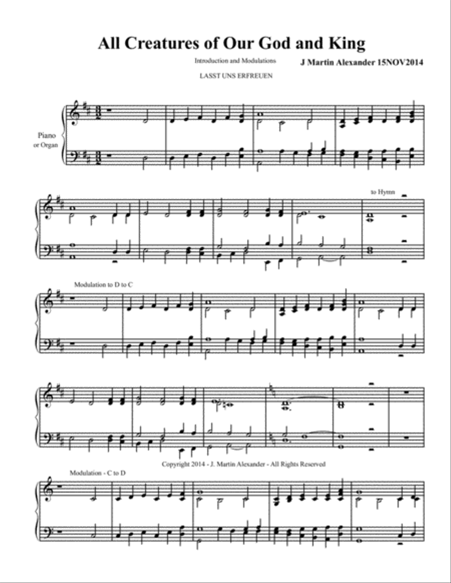 Hymn Introductions and Modulations - Book V Small Ensemble scores gallery preview page 6