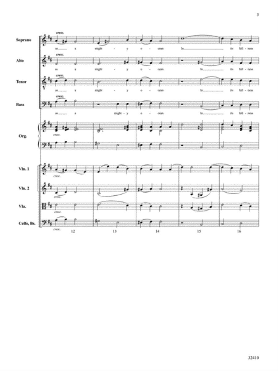 O the Deep Love of Jesus O the Deep Love of Jesus Choir scores gallery preview page 4