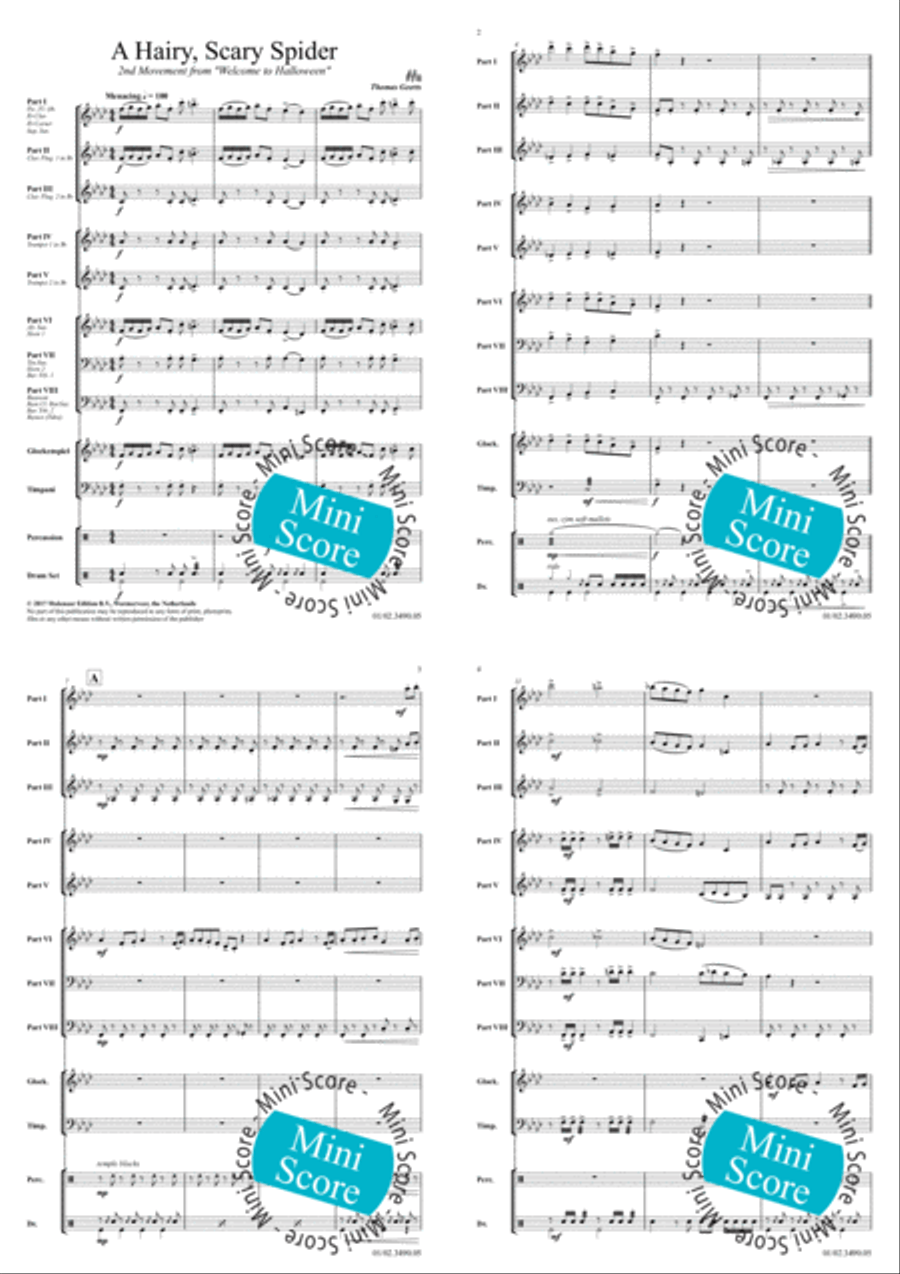 Welcome to Halloween Fanfare Band scores gallery preview page 7