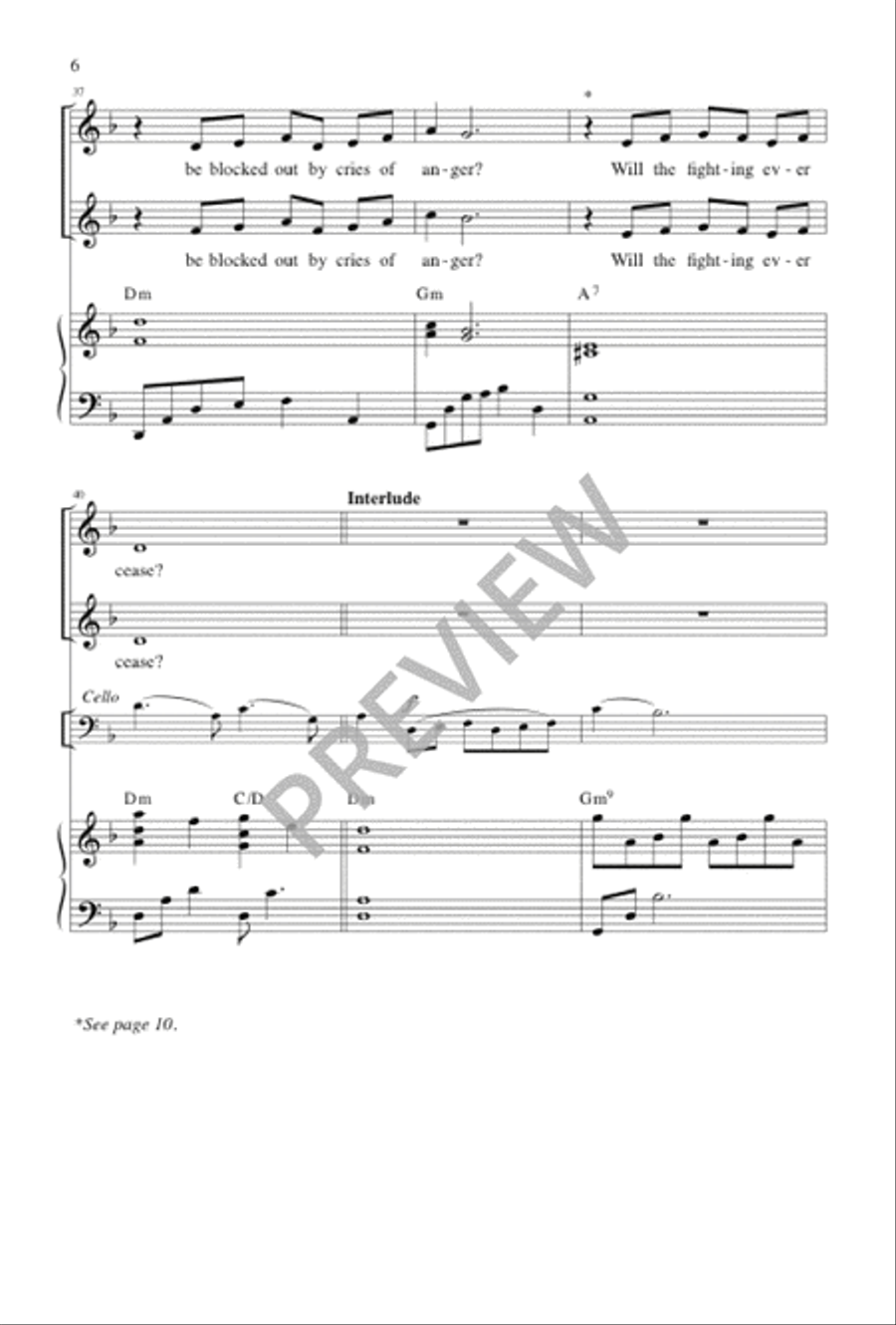 Will the Circle Be Unbroken? 2-Part scores gallery preview page 6
