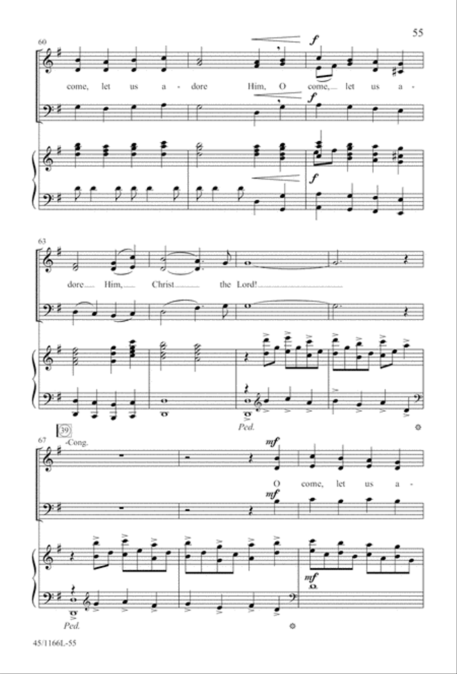 12 Carols for about 12 Singers 3-Part scores gallery preview page 56