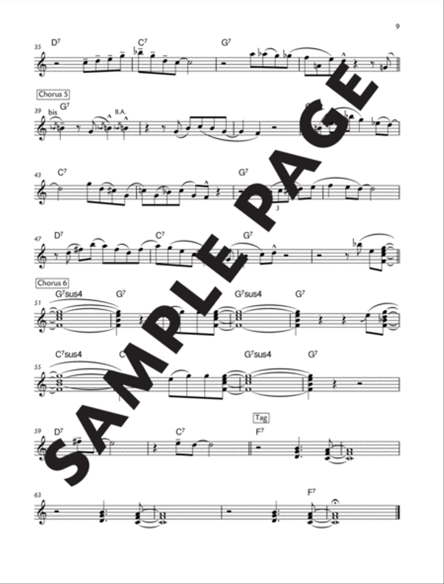 The Essence of the Blues -- Alto Saxophone Alto Saxophone scores gallery preview page 3