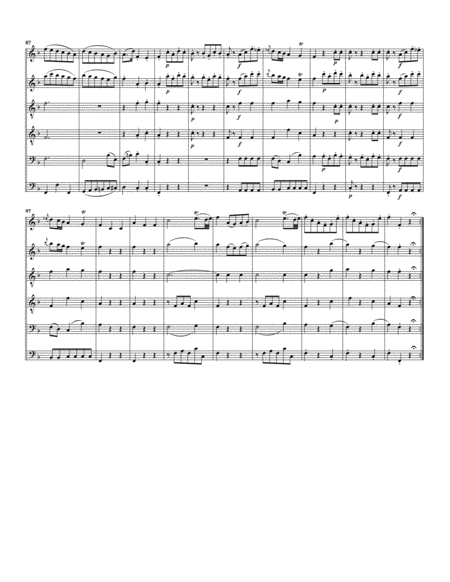 Divertimento, K.240 (arrangement for 6 recorders)