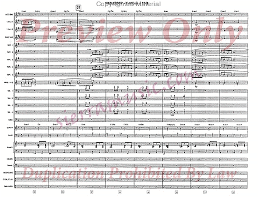 Recuerdos Recuerdos Jazz Ensemble scores gallery preview page 10