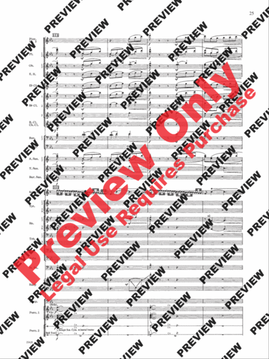 Le Carnaval de Venise Concert Band scores gallery preview page 26