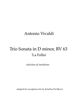 A. Vivaldi: Trio Sonata, RV 63 (La Follia)