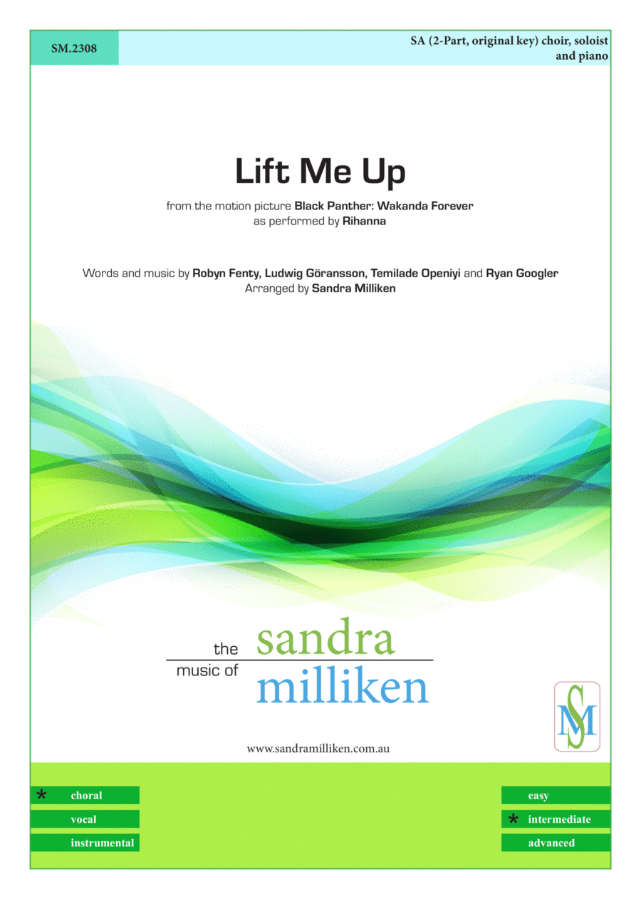 Lift Me Up SA scores gallery preview page 1