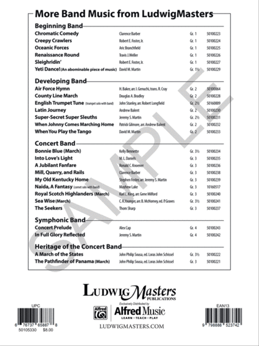 Apex Apex Concert Band scores gallery preview page 13