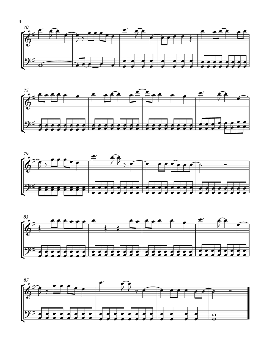 You Belong With Me String Duet scores gallery preview page 5