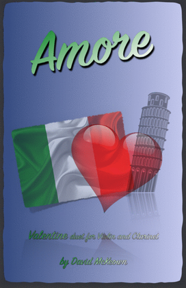 Book cover for Amore, (Italian for Love), Violin and Clarinet Duet