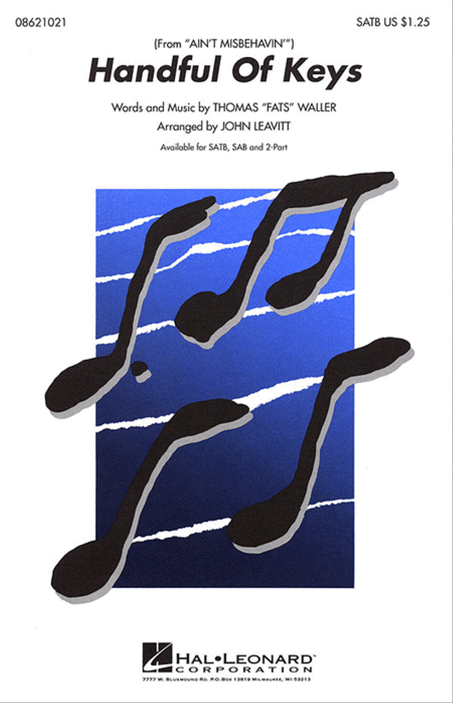 Handful of Keys 4-Part scores gallery preview page 1