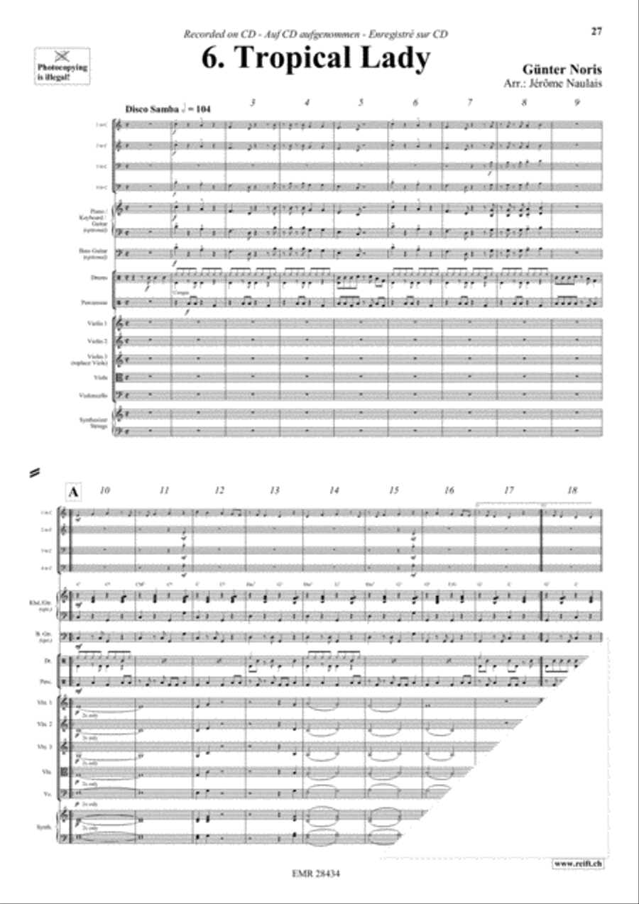 Let's Dance Volume 5 Woodwind Quartet scores gallery preview page 8