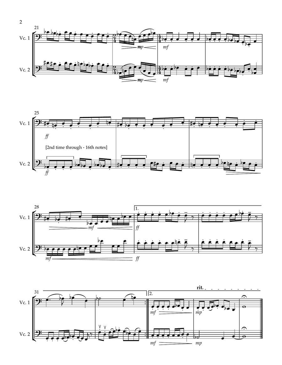 This Is Halloween String Duet scores gallery preview page 2