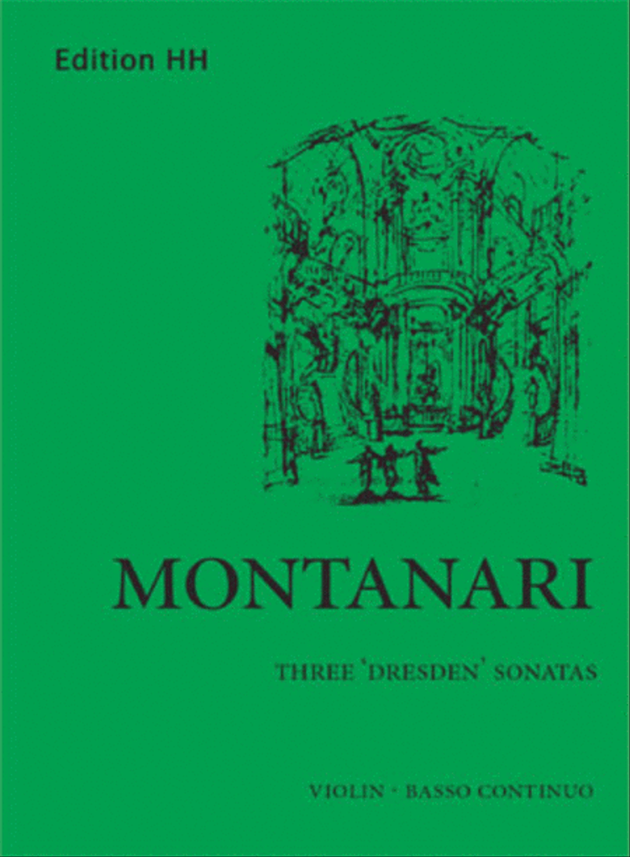Three 'Dresden' Sonatas Violin scores gallery preview page 1