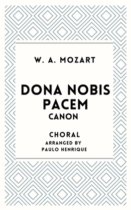 Dona Nobis Pacem - Canon