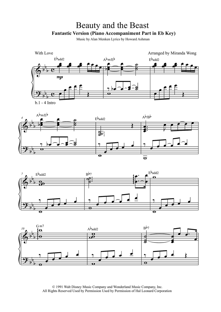 Beauty And The Beast Beauty And The Beast Flute scores gallery preview page 3