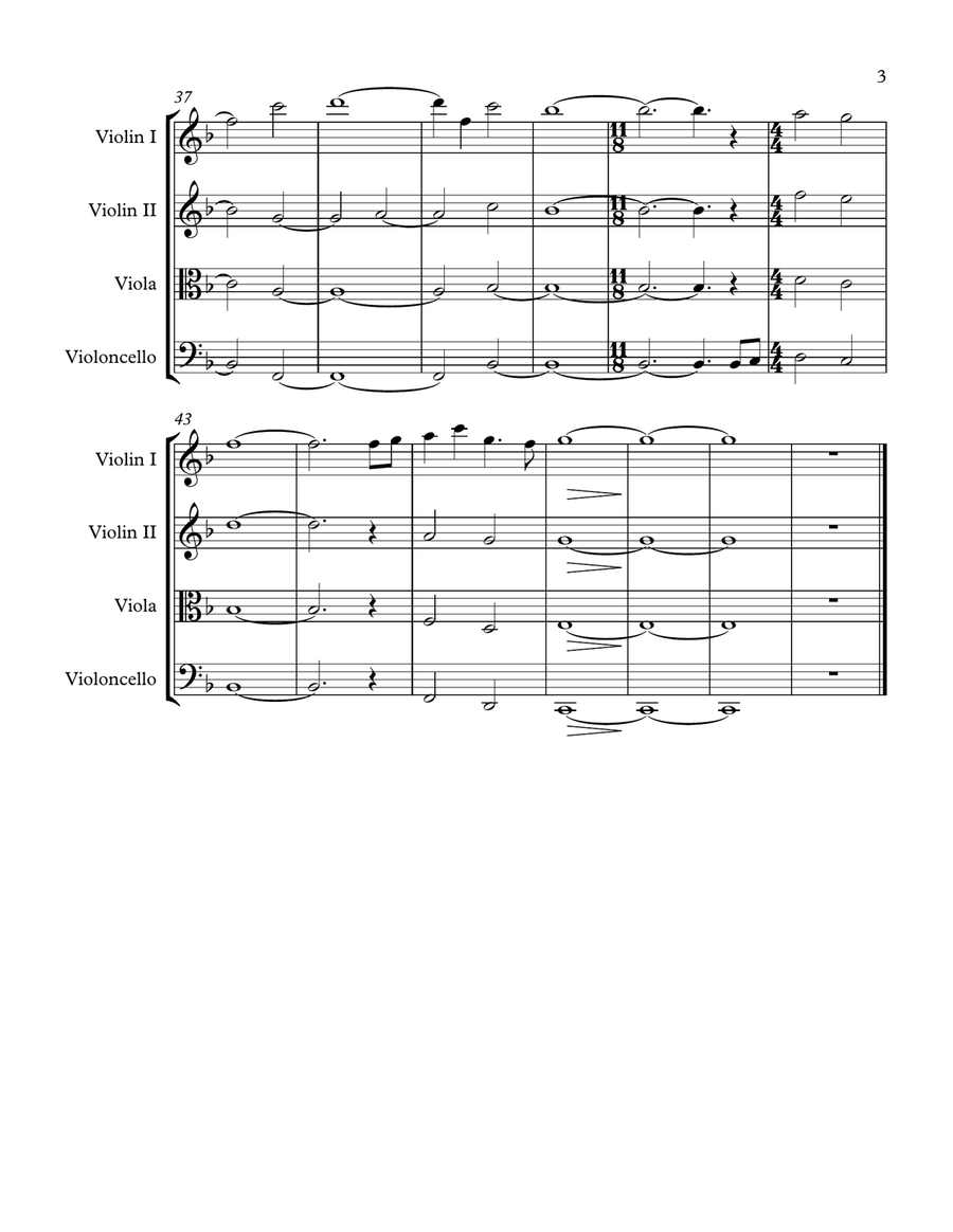 Meet Joe Black String Quartet scores gallery preview page 3