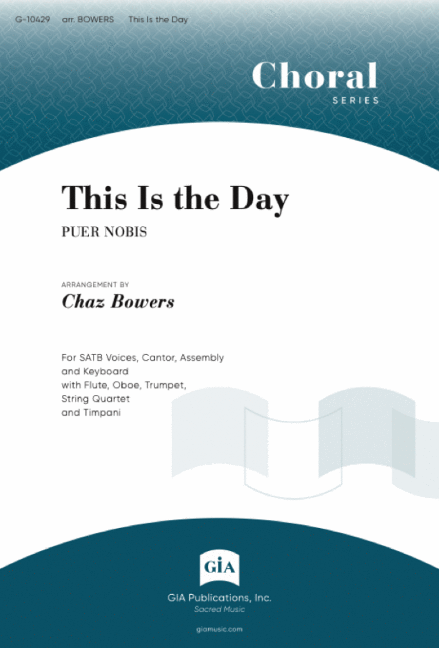 This Is the Day - Full Score and Parts Flute scores gallery preview page 1