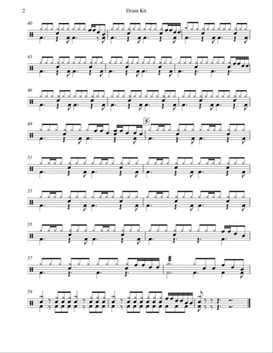 Unchained Melody Small Ensemble scores gallery preview page 5