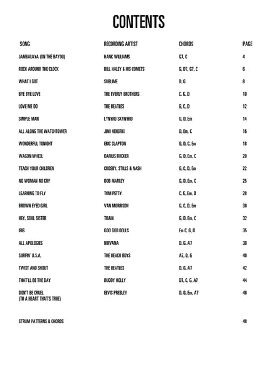 Easy Pop Rhythms – Third Edition Acoustic Guitar scores gallery preview page 2