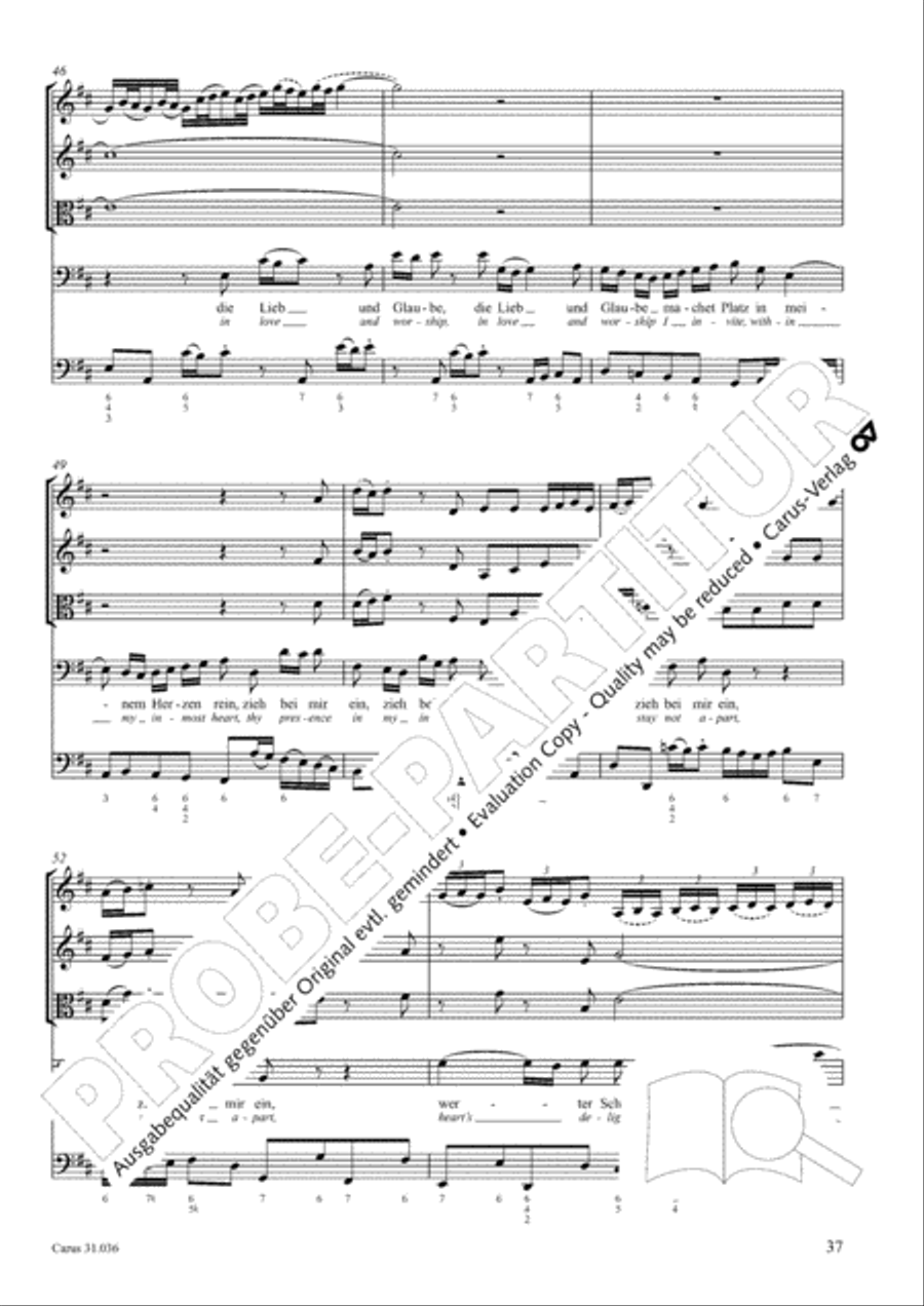 Up joyous raise your song (Schwingt freudig euch empor) 4-Part scores gallery preview page 38