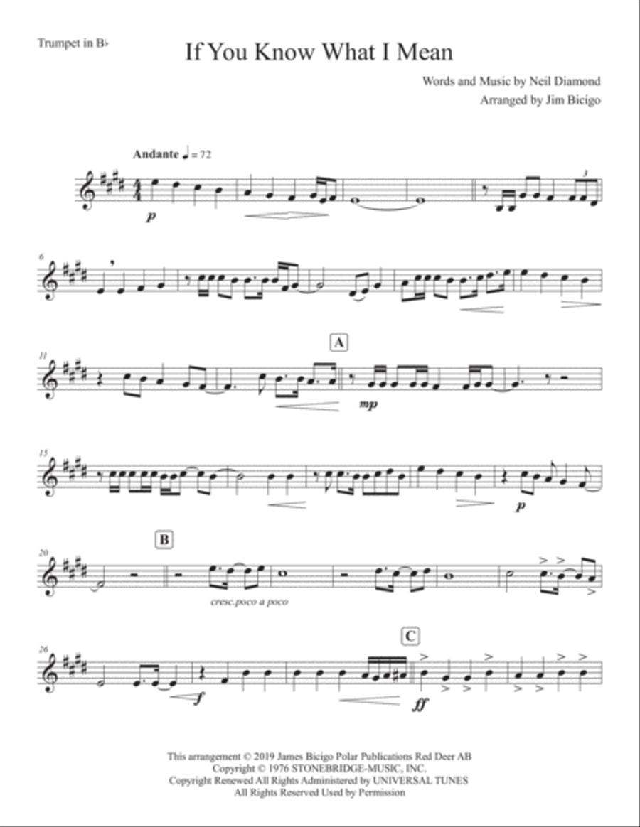 If You Know What I Mean Horn scores gallery preview page 5