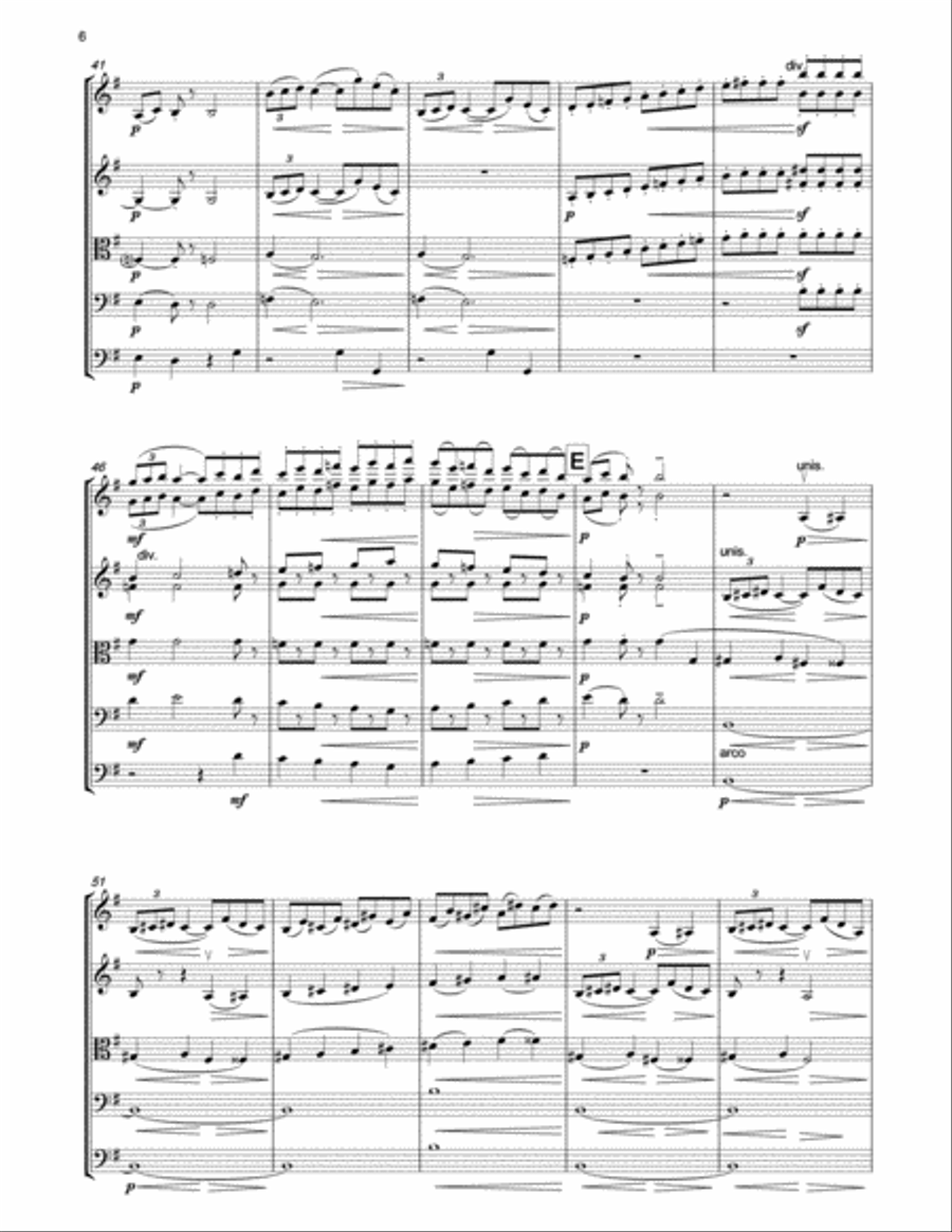 DEBUSSY Arabesque No.2 for string orchestra String Orchestra scores gallery preview page 5