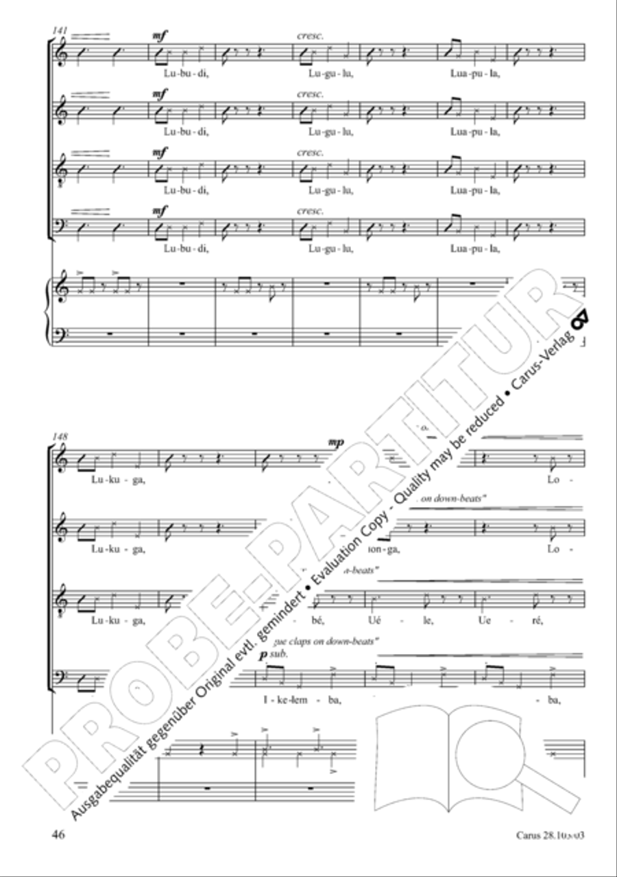 Water Water 4-Part scores gallery preview page 61