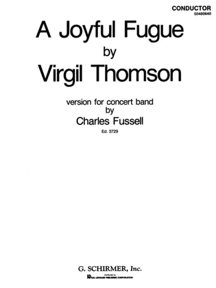 Book cover for A Joyful Fugue Con Band Score