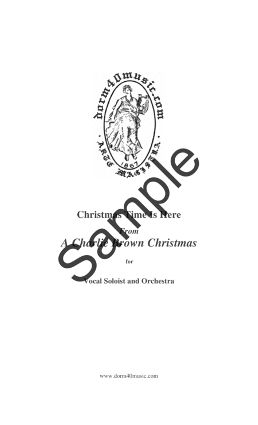 Christmas Time Is Here Chamber Orchestra scores gallery preview page 1