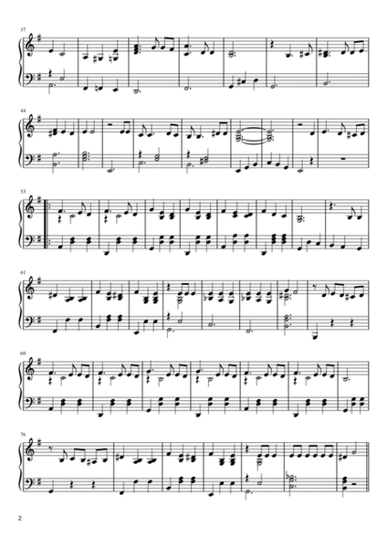 La Foule Piano Solo - Digital Sheet Music