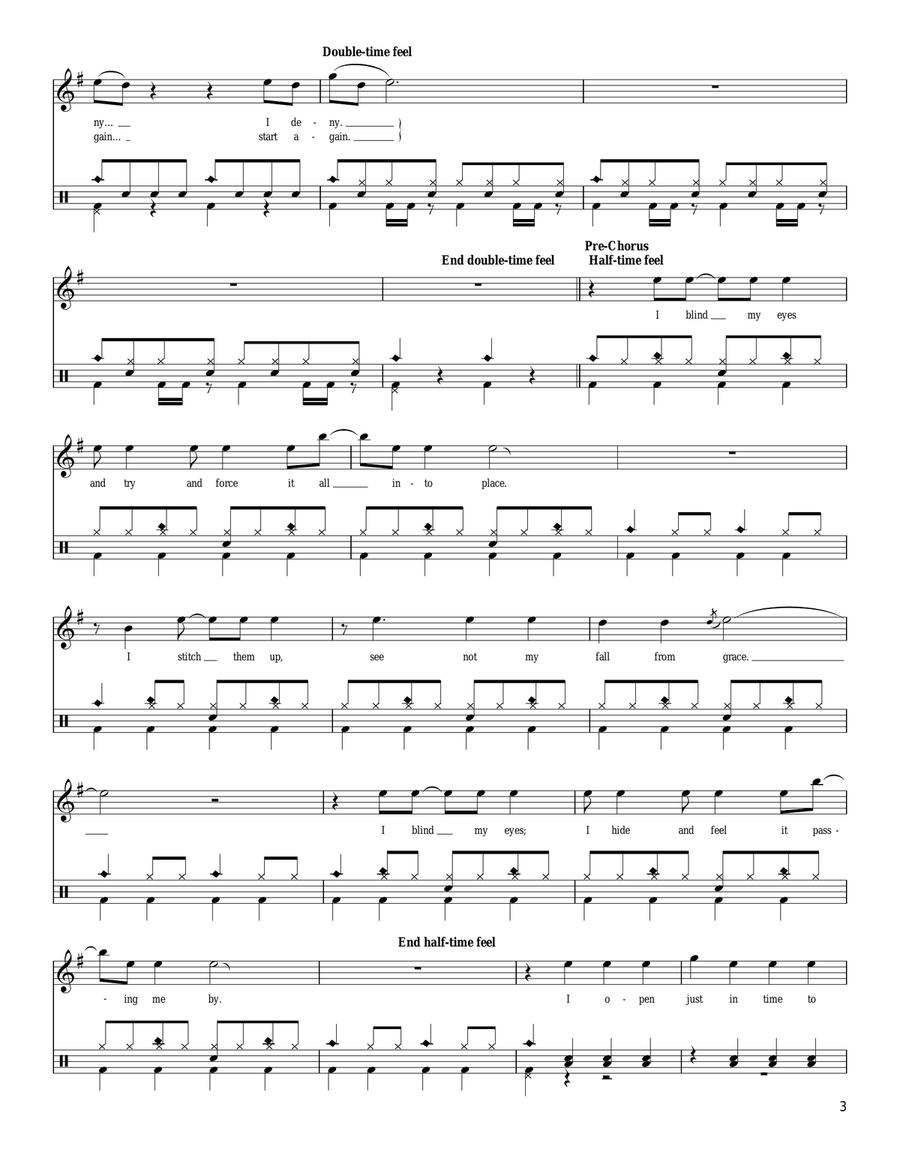 That Was Just Your Life Drum Set scores gallery preview page 3