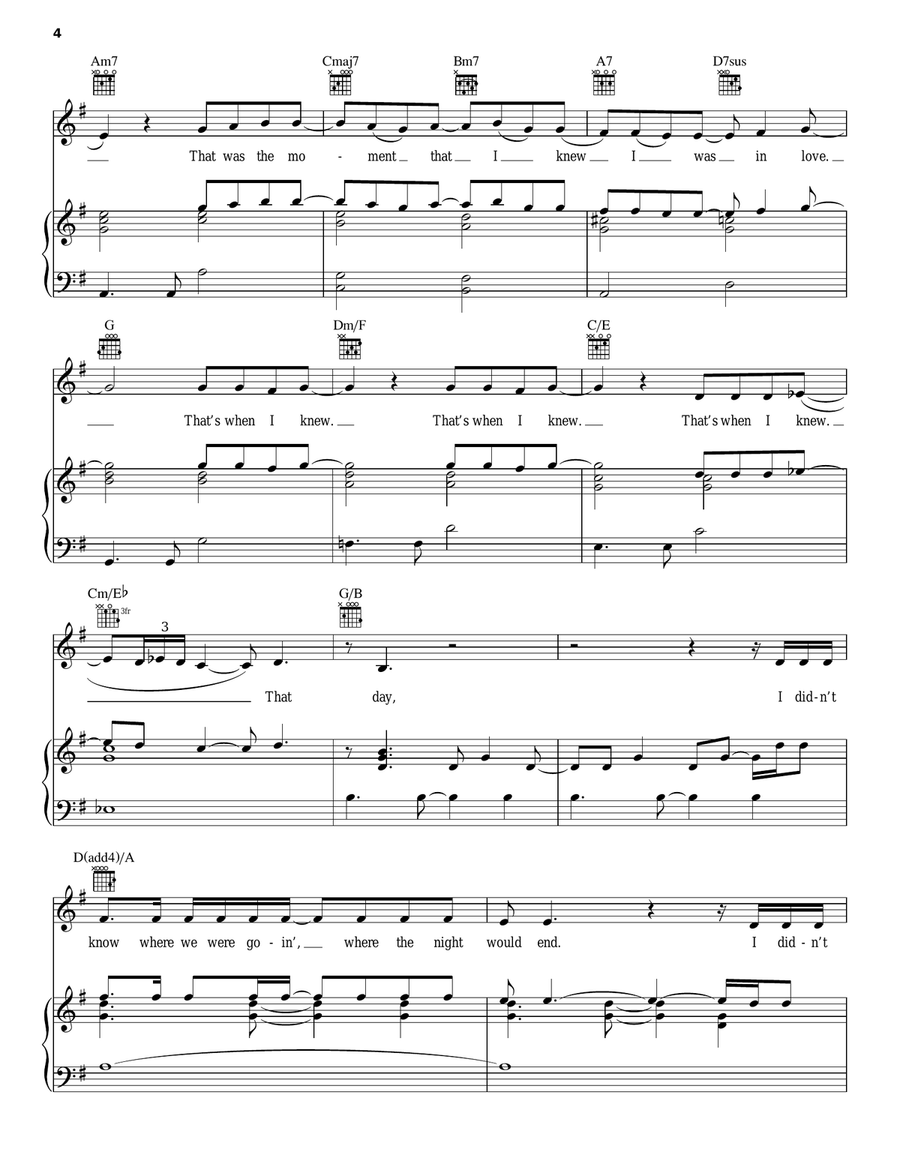 That's When I Knew Acoustic Guitar scores gallery preview page 4