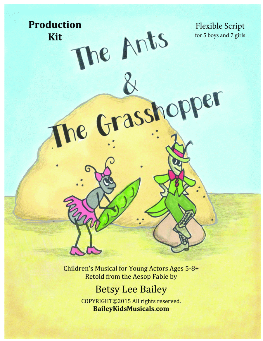 The Ants and the Grasshopper - Production Kit for Expanded Show Piano, Vocal, Guitar scores gallery preview page 1
