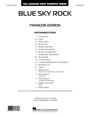 Blue Sky Rock - Conductor Score (Full Score)