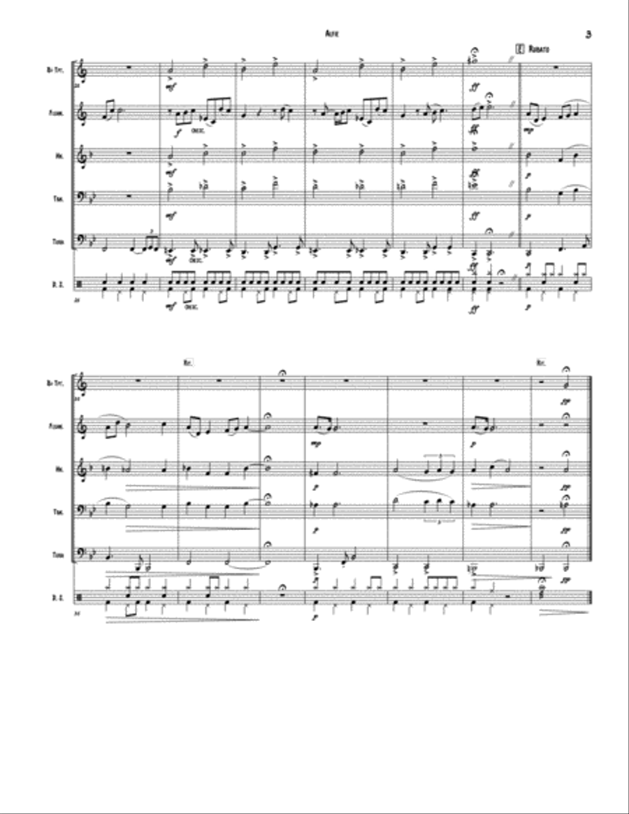 Alfie Brass Ensemble scores gallery preview page 3