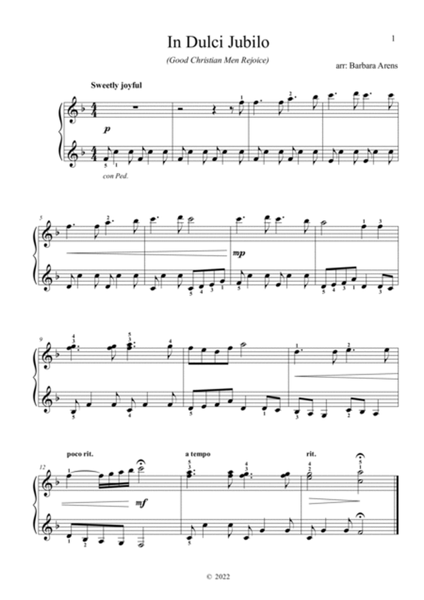 Christmas in Dettelbach - 12 English & German carols for intermediate Piano image number null