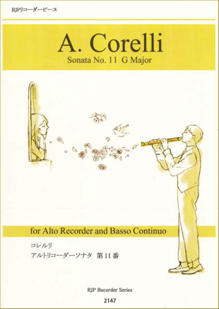 Sonata in G minor, Op. 5-11 Alto Recorder scores gallery preview page 1