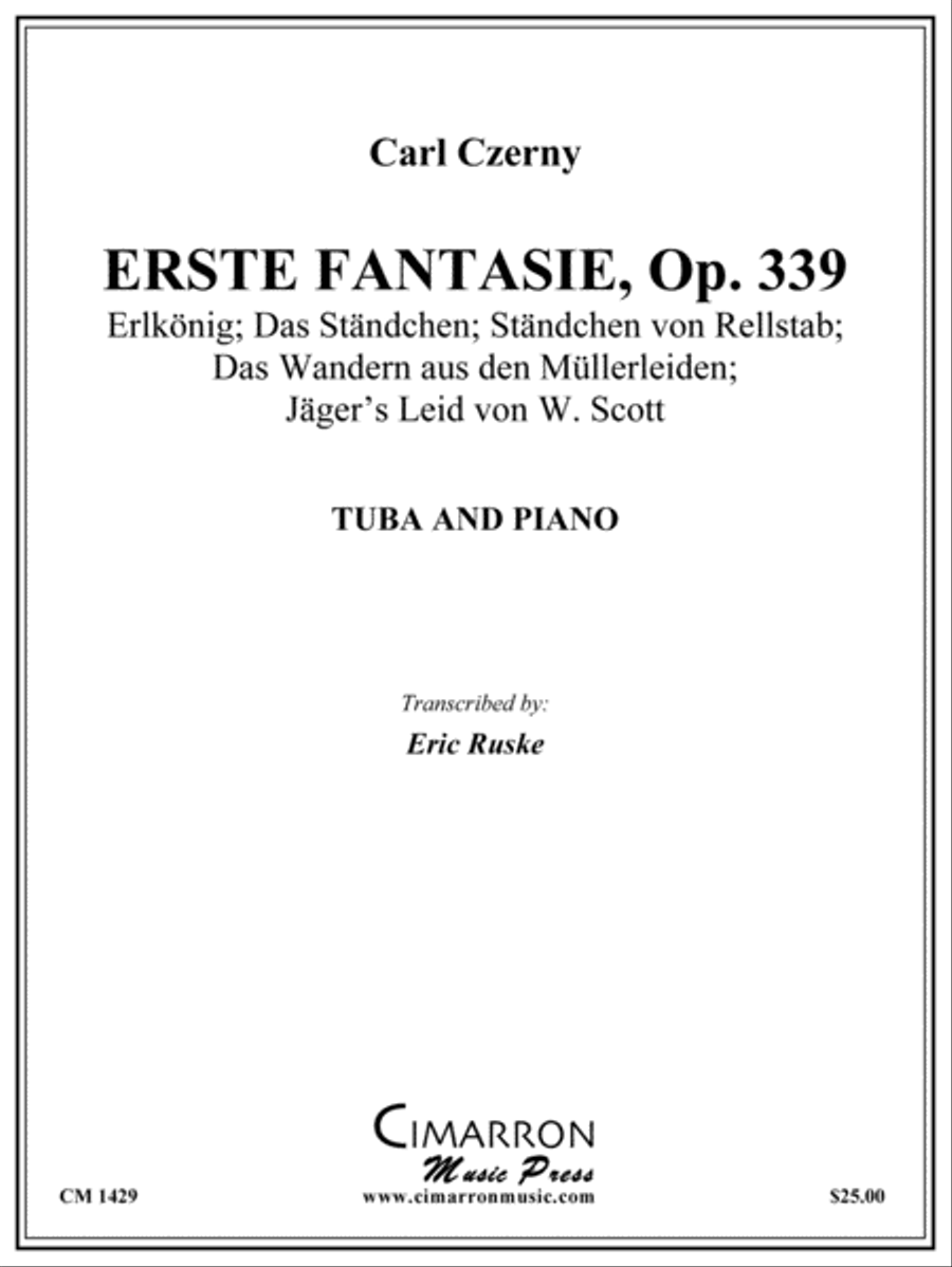 Erste Fantasie Tuba scores gallery preview page 1