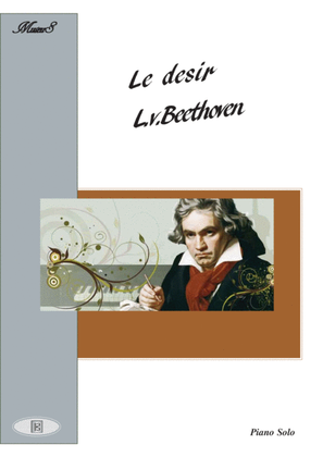 Book cover for Beethoven Valse le desir easy piano solo