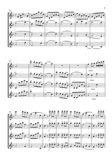 INTERMEZZO from Cavalleria Rusticana for 4 flutes - MASCAGNI image number null