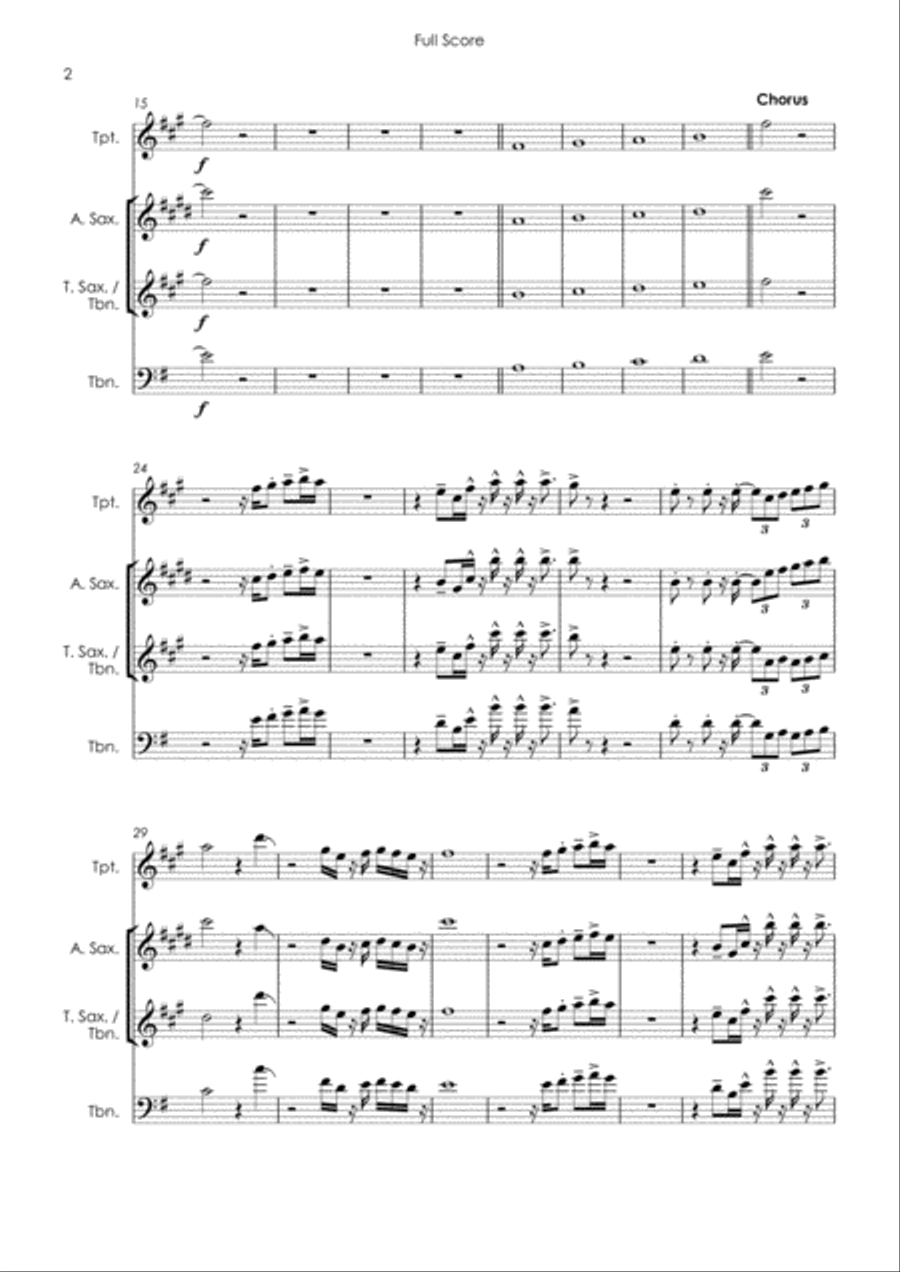 Wings Tenor Saxophone scores gallery preview page 4