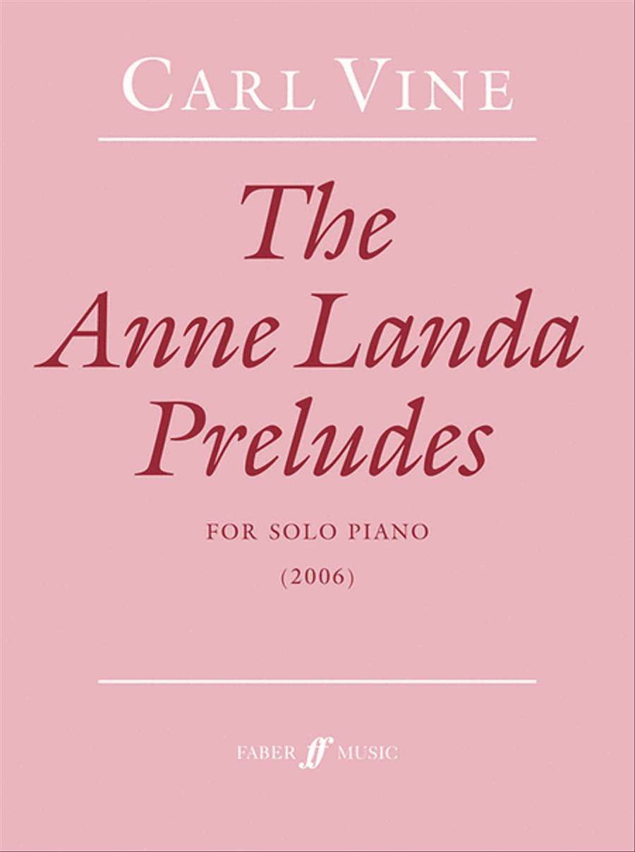 The Anne Landa Preludes Piano Solo scores gallery preview page 1