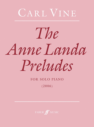 Book cover for The Anne Landa Preludes
