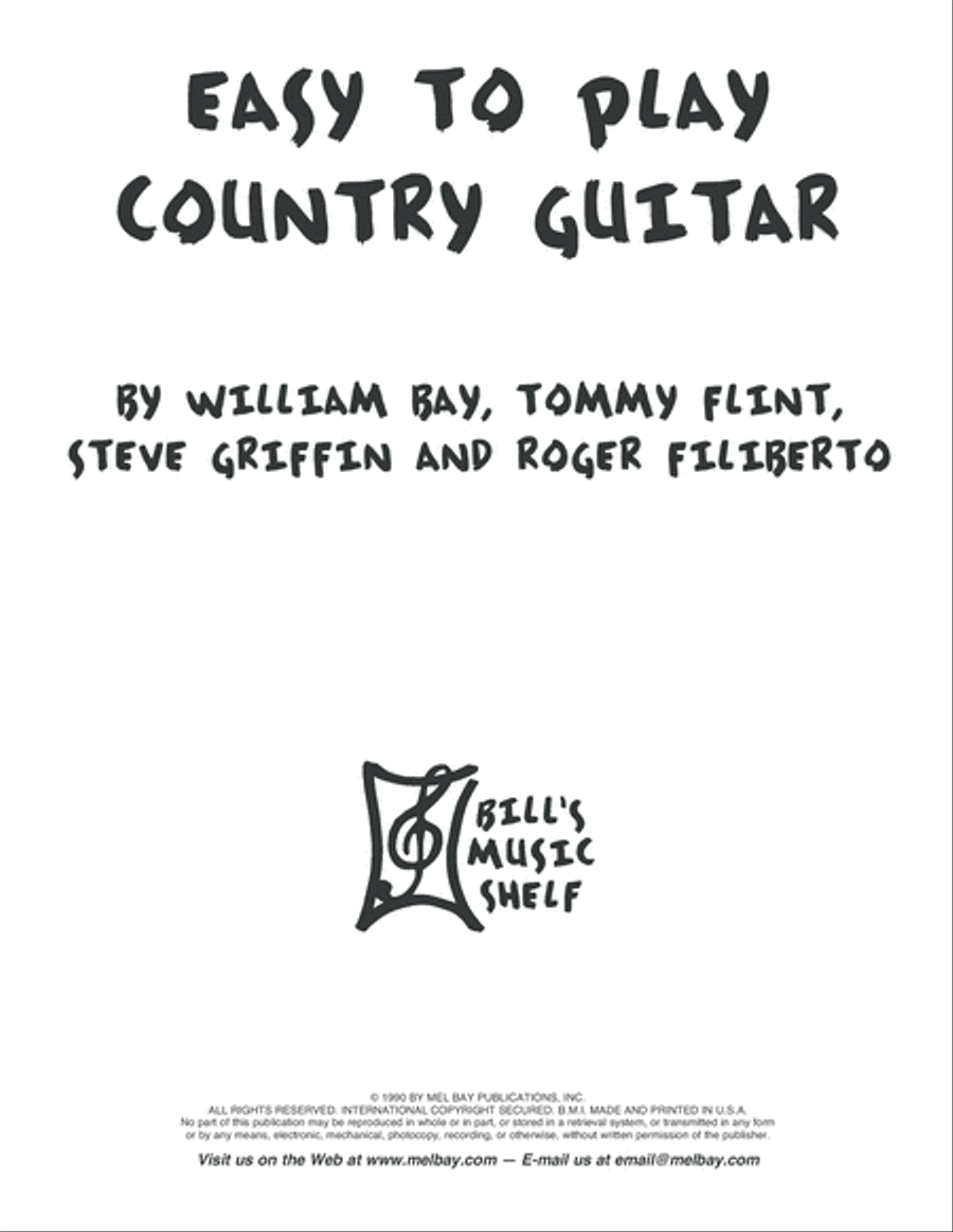 Easy to Play Country Guitar Electric Guitar scores gallery preview page 2