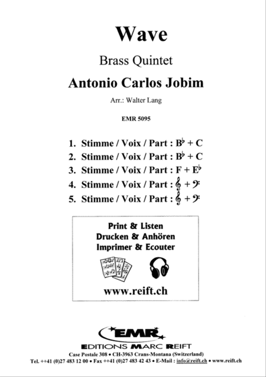 Wawe Wawe Brass Quintet scores gallery preview page 2