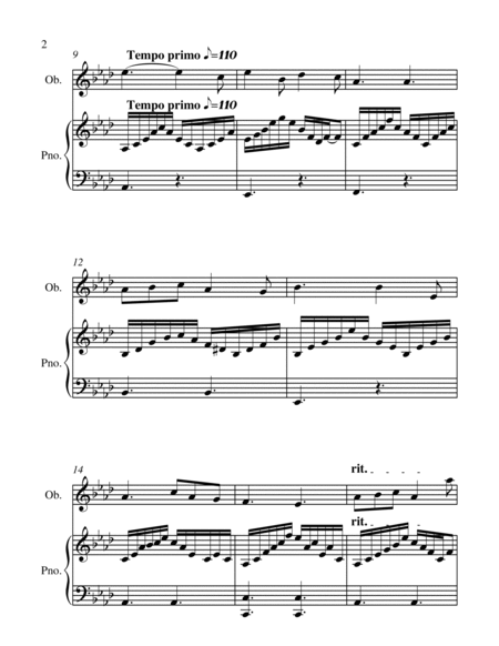 O Mio Babbino Caro - G.Puccini - Oboe and Piano image number null