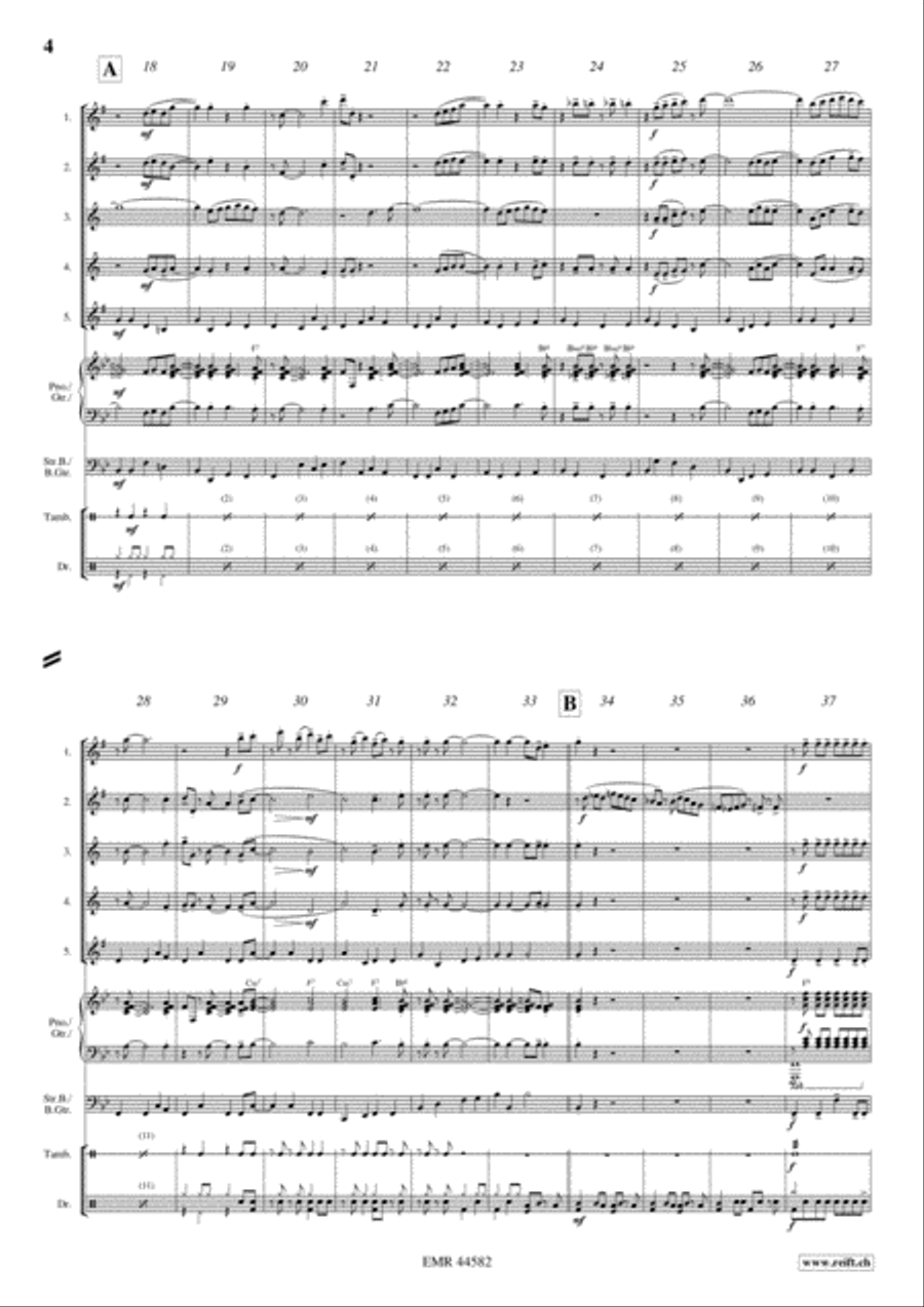 Carioca Saxophone Quintet scores gallery preview page 4