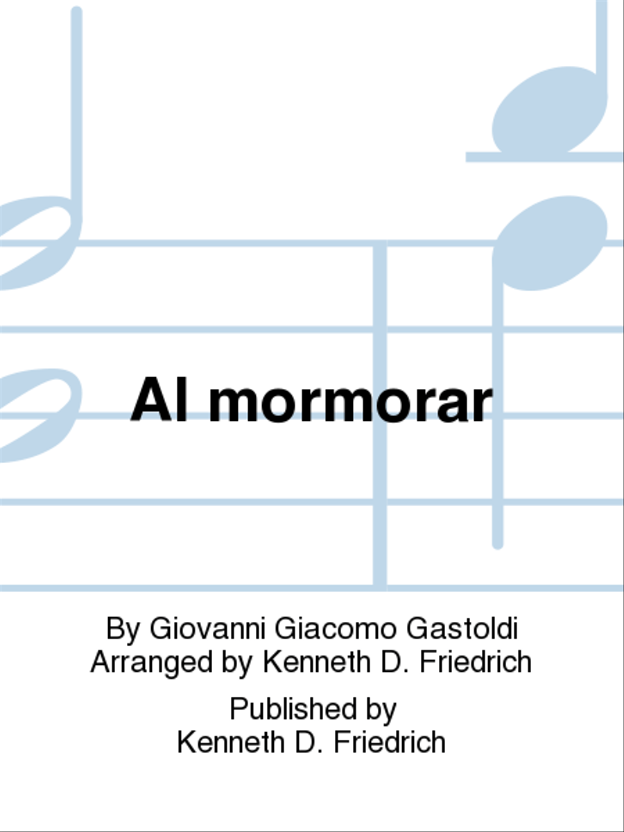 Al mormorar Chamber Music scores gallery preview page 1