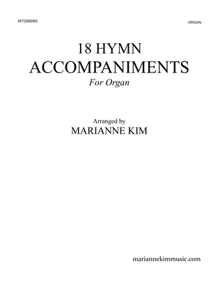 Book cover for 18 Hymn Accompaniments for Organ Vol.1